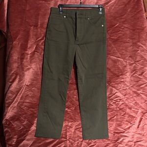 Express Olive Trousers